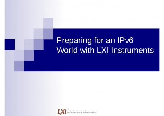 picture_Network Ppt 76778 | Preparing For An Ipv6 World With Lxi Instruments