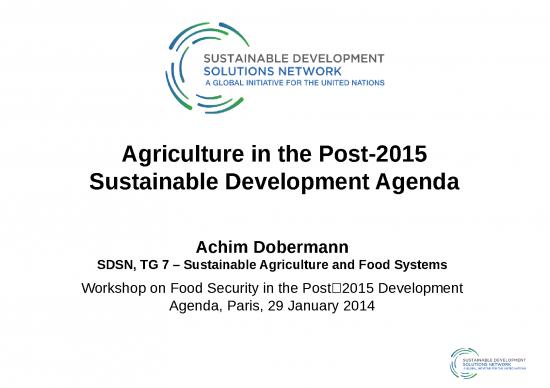 picture Farming System Ppt 76481 | Presentation Agriculture In The Post 2015 Sustainable Development Agenda