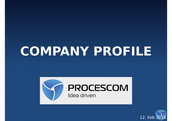 picture Company Presentation Templates 74402 | Procescom Company Profile V6