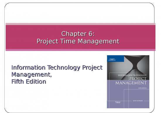 picture Slideshare Management 75129 | Schwalbe 06projecttime