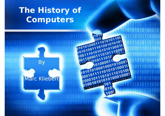 picture History Of Computers Ppt Free Download 76212 | Senior Project