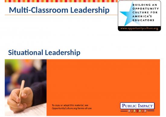 picture Online Learning Ppt 75321 | Session 1 Mcl Situational Leadership