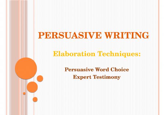 picture Writing Ppt 74331 | Student Copy   Expert Testimony