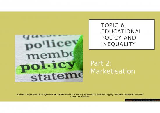 picture Education Ppt 74717 | Topic 6 2 Marketisation And Education