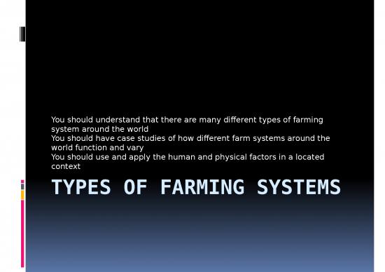 picture Agriculture Ppt 76651 | Types Of Farming Systems