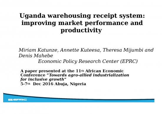 picture1_Slideshare Management 75020 | Uganda Wrs Improving Market Performance And Productivity Ppt Aec
