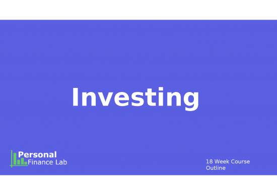 picture Company Presentation Templates 74384 | Unit2 Investing Slideshow 18week