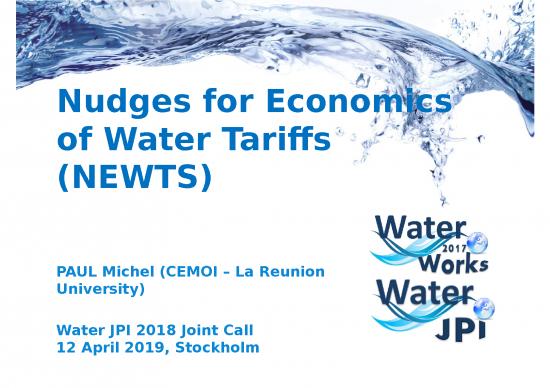 picture Analysis Ppt 75872 | Water Jpi Ppt 12 April Newts