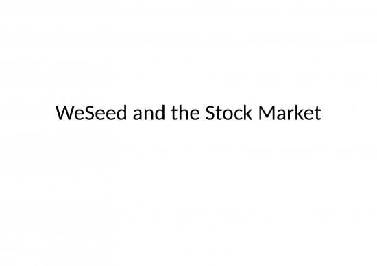 picture Business Ppt Templates 74622 | Weseed And The Stock Market 2