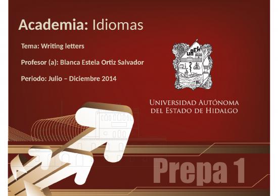 picture1_Information Ppt 74535 | Writing Letters