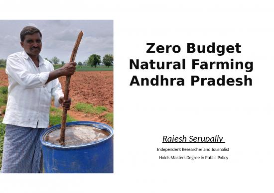 picture Agriculture Ppt 76753 | Zero Budget Natural Farming Andhra Pradesh
