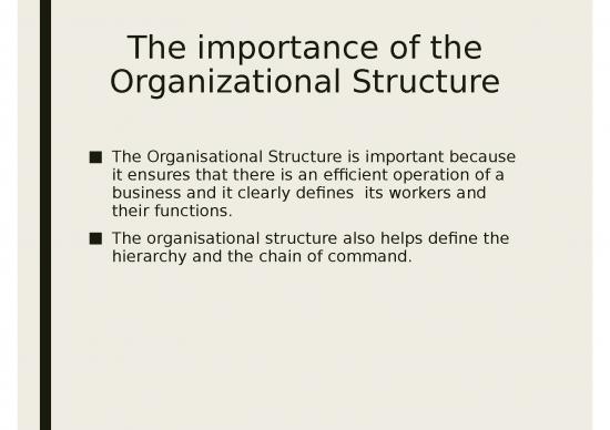 thesis on organizational structure