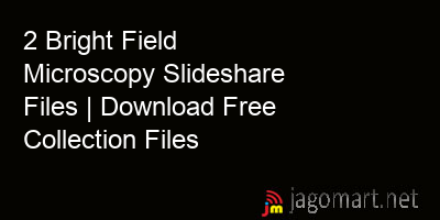 picture 2 Bright Field Microscopy Slideshare Files | Download Free Collection Files