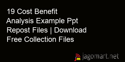 picture 19 Cost Benefit Analysis Example Ppt Repost Files | Download Free Collection Files