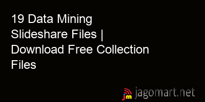 picture 19 Data Mining Slideshare Files | Download Free Collection Files