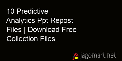 picture 10 Predictive Analytics Ppt Repost Files | Download Free Collection Files