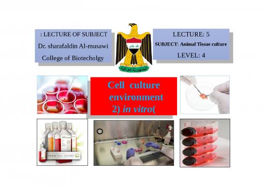 picture_Animal Cell Culture Slideshare 77458 | 5 Cell  Culture Environment 2 Lecture 5
