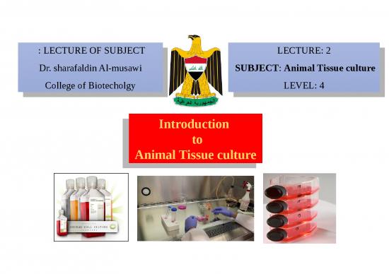 picture1_Plant Tissue Culture Slideshare 77460 | Animal Tissue Culture Lecture 2