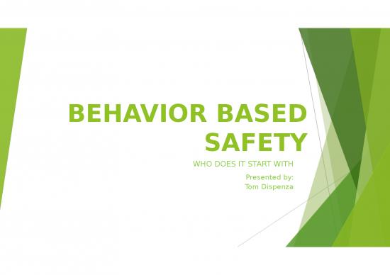 picture Behavior Ppt 78870 | Behavior Based Safety Jack Lobban