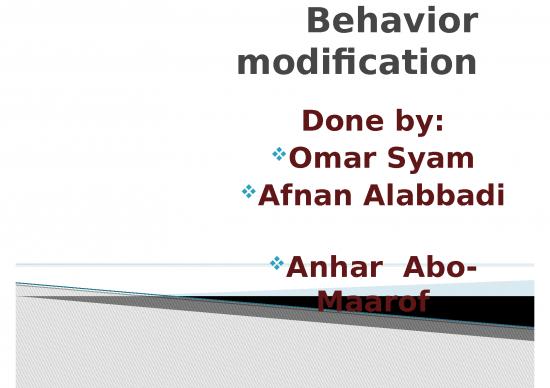 picture_Behavior Ppt 78474 | Behavioral Modification