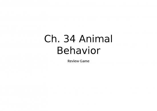 picture Behavior Ppt 78922 | Ch 34 Review Game