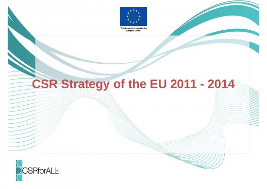 picture Corporate Social Responsibility Ppt 77906 | Csr Strategy Of The Eu