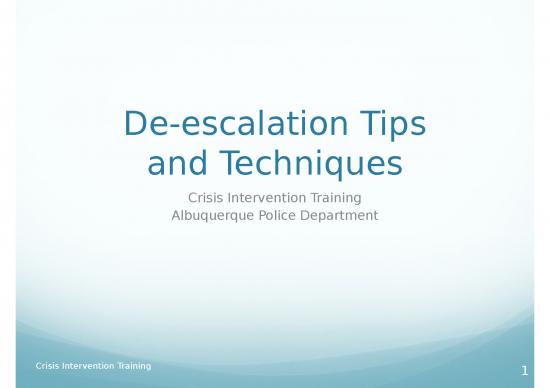 picture_Behavior Ppt 77594 | De Escalation Tips And Techniques  Cit 3 1 18