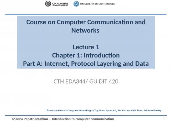 picture Network Ppt 77013 | Lectureschapter1aprotocol Layering