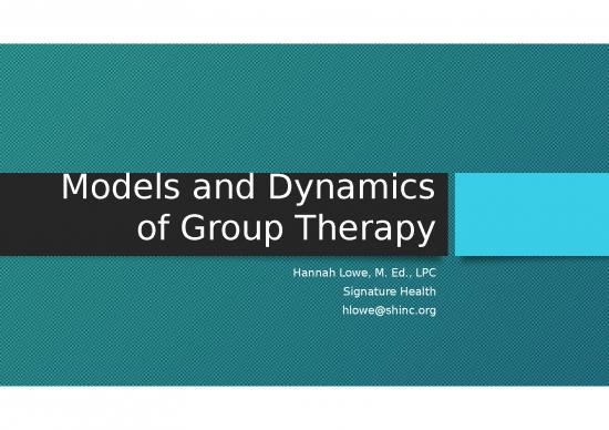 picture1_Behavior Ppt 78803 | Models And Dynamics Of Group Therapy