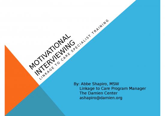 picture Motivational Interviewing Power Point 77417 | Motivational Interviewing Special Training 2014