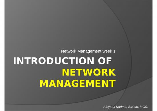 picture Slideshare Management 77031 | New 1   Introduction Of Network Management