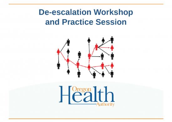 picture Team Building Ppt 77656 | Oha De Escalation Workshop 21