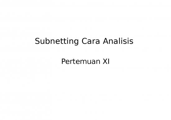 picture_Network Ppt 76866 | Pertemuan 13   Subnetting Cara Analisis