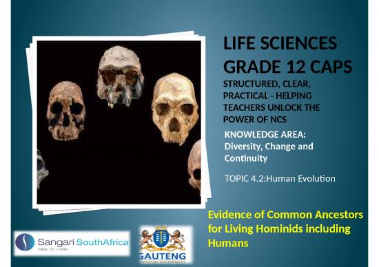 picture Family Ppt 78469 | Pp Evidence Of Common Ancestors For Living Hominids