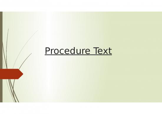 picture_Material Ppt 78723 | Procedure Text