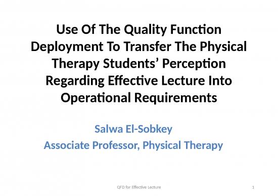 picture1_Quality Ppt 78341 | Qfd Salwa El Sobkey