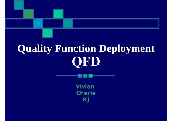 picture Quality Ppt 78297 | Quality Function Deployment By Vivian Cherie And Kj