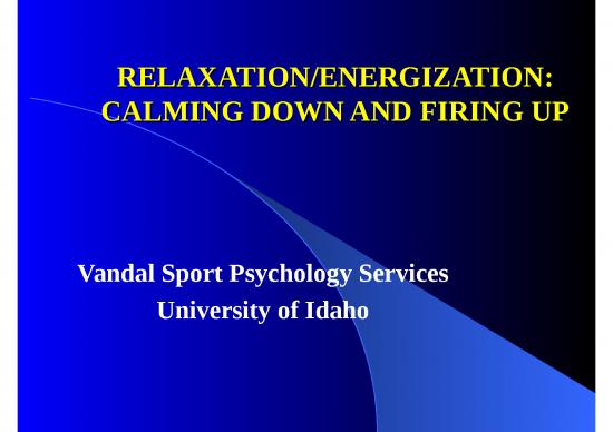 picture Relaxation Slideshare 77729 | Relaxation And Energization Su08