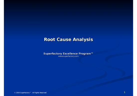 Manufacturing Ppt 79075 | Root Cause Analysis