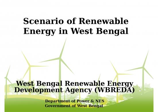 picture Renewable Energy Ppt 78382 | Scenario Of Re In Wb