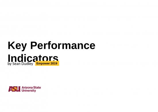 picture Stakeholders Ppt 78088 | Sean Dudley   Key Performance Indicators   Empower