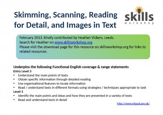 picture1_Material Ppt 77694 | Skimming And Scanning