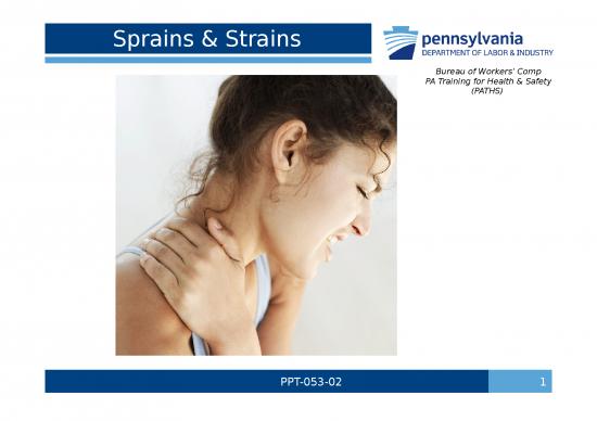 picture_Ppt Physical Therapy 78148 | Sprains And Strains