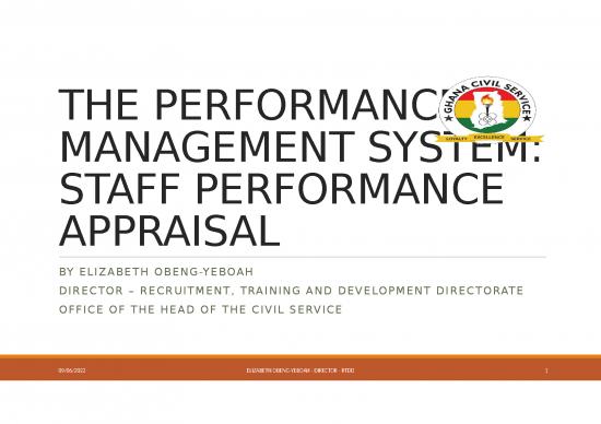 picture Quality Ppt 79008 | Staff Performance Appraisal By Ma Elizabeth Obeng Yeboah