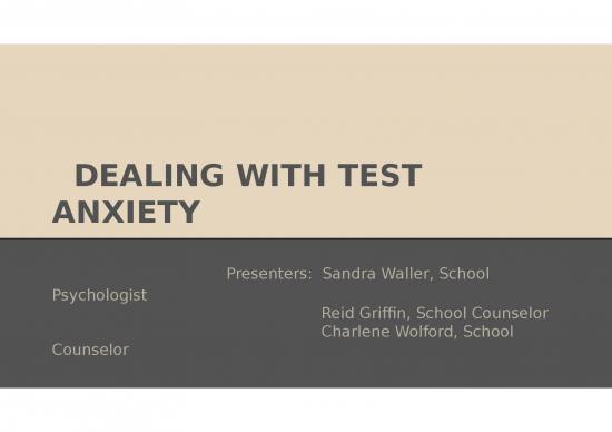 picture History Ppt 77370 | Test Anxiety Presentation