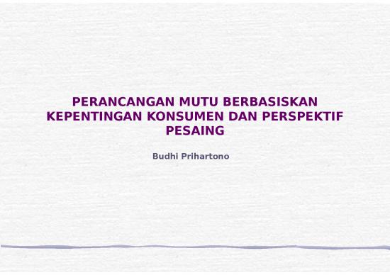 picture Quality Ppt 78309 | Tqm Qfd