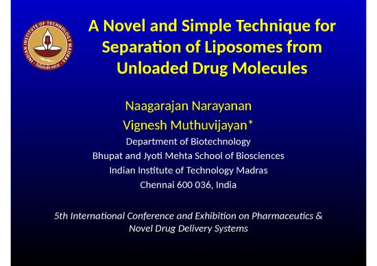 picture_Vignesh Muthuvijayan Indian Institute Of Technology Madras India