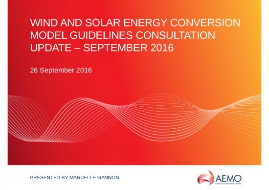 picture Ppt For Wind Turbine 78794 | Wind And Solar Ecm Guidelines Consultation Update September 2016