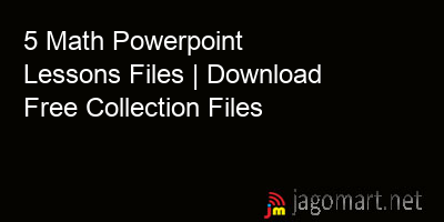picture 5 Math Powerpoint Lessons Files | Download Free Collection Files
