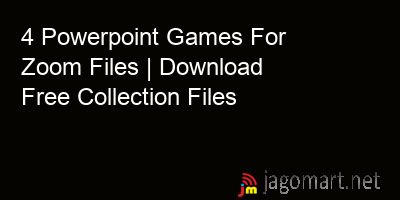 picture 4 Powerpoint Games For Zoom Files | Download Free Collection Files